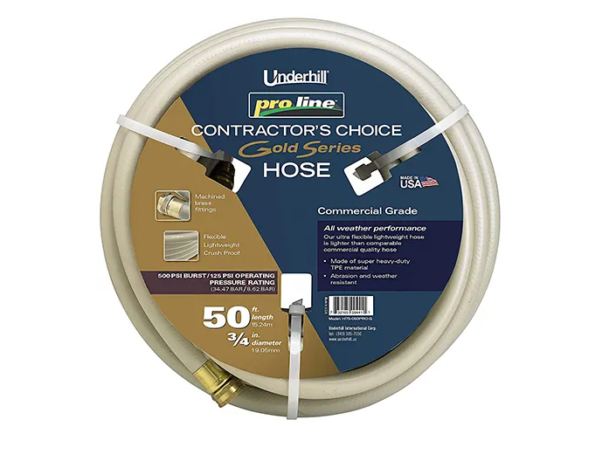 Underhill ProLine GoldSeries Hose 3/4in X 50ft - 500 PSI