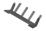 SOD BLADE - 18 X 1/4 X 2-1/2 HEAVY DUTY W/4 FINGERS