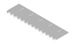 CUT-OFF BLADE - 15 SERRATED (17 LONG)