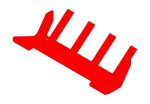 SOD BLADE - 16 FORMED HEAVY DUTY W/4 FINGERS