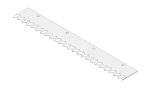 CUT-OFF BLADE - SERRATED 24.5 X 2.75
