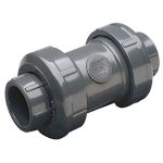2-1/2 PVC TRUE UNION BALL CHECK VALVE FLG VITON