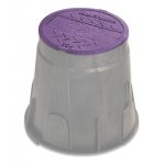 Rain Bird 7" Round Valve Box Purple Lid Only