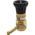 Underhill Precision Cool Pro Nozzle with Brass High Flow Control Valve and 3/4in MHT x 1in FHT Adapter
